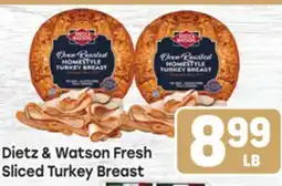 Tony’s Fresh Market Dietz & Watson Fresh Sliced Turkey Breast offer