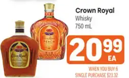 Tony’s Fresh Market Crown Royal Whisky offer