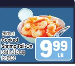 Tony’s Fresh Market 26/30 ct Cooked Shrimp Tail-On offer