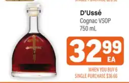 Tony’s Fresh Market D'Ussé Cognac VSOP offer