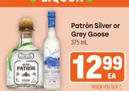 Tony’s Fresh Market Patrón Silver or Grey Goose offer