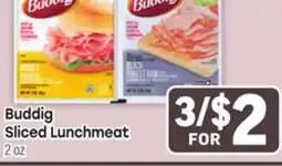 Tony’s Fresh Market Buddig Sliced Lunchmeat offer