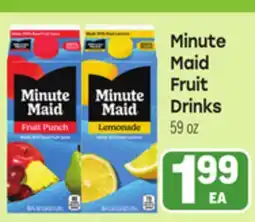 Tony’s Fresh Market Minute Maid Fruit Drinks offer