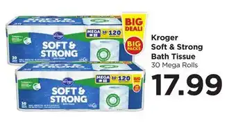 Food 4 Less Kroger Soft & Strong Bath Tissue offer