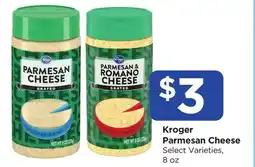 Food 4 Less Kroger Parmesan Cheese offer