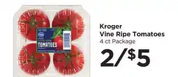 Food 4 Less Kroger Vine Ripe Tomatoes offer