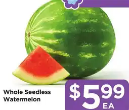 Food 4 Less Whole Seedless Watermelon offer