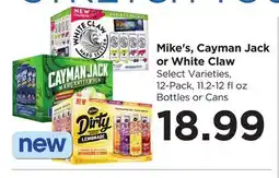 Food 4 Less Mike's, Cayman Jack or White Claw offer