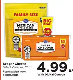 Food 4 Less Kroger Cheese offer