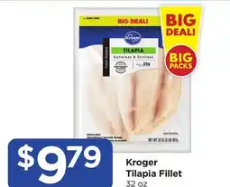 Food 4 Less Kroger Tilapia Fillet offer