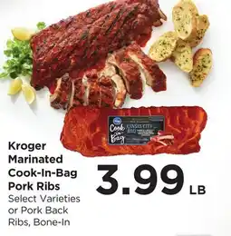 Food 4 Less Kroger Marinated Cook-In-Bag Pork Ribs offer