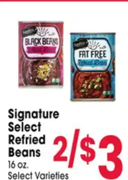 Jewel-Osco Signature Select Refried Beans offer