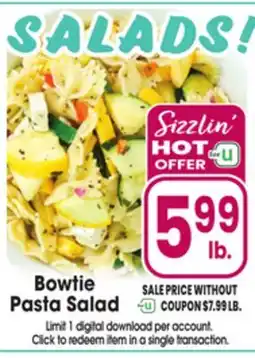 Jewel-Osco Bowtie Pasta Salad offer