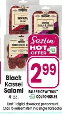 Jewel-Osco Black Kassel Salami offer