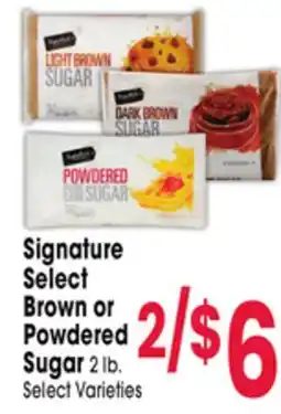 Jewel-Osco Signature Select Brown or Powdered Sugar offer