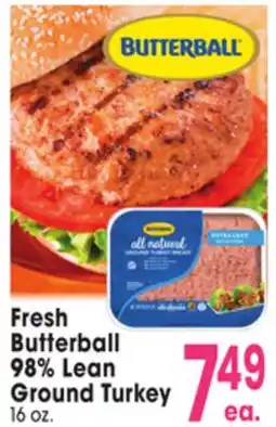 Jewel-Osco Butterball 98% Lean Ground Turkey offer