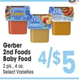 Jewel-Osco Gerber 2nd Foods Baby Food offer