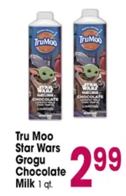 Jewel-Osco Tru Moo Star Wars Grogu Chocolate Milk offer