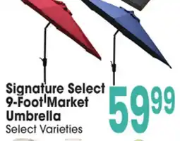 Jewel-Osco Signature Select 9-Foot Market Umbrella offer