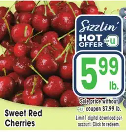 Jewel-Osco Sweet Red Cherries offer