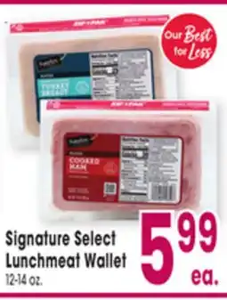 Jewel-Osco Signature Select Lunchmeat Wallet offer
