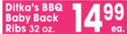 Jewel-Osco Ditka's BBQ Baby Back Ribs offer