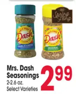 Jewel-Osco Mrs. Dash Seasonings offer