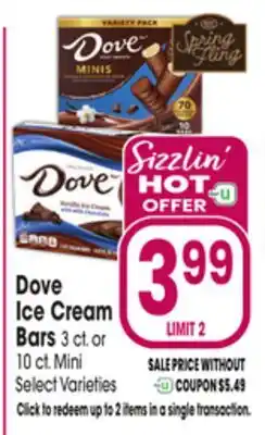Jewel-Osco Dove Ice Cream Bars offer