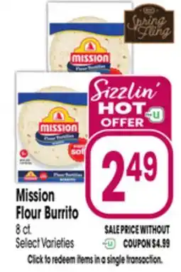 Jewel-Osco Mission Flour Burrito offer