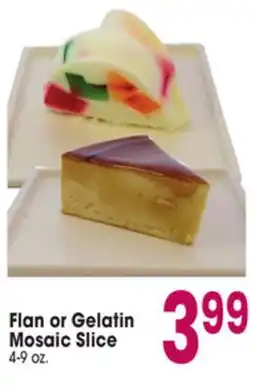 Jewel-Osco Flan or Gelatin Mosaic Slice offer