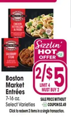 Jewel-Osco Boston Market Entrées offer