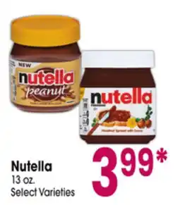 Jewel-Osco Nutella offer