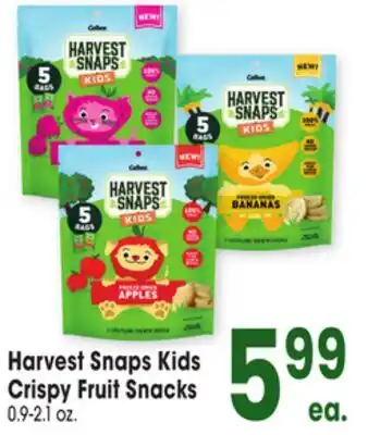 Jewel-Osco Harvest Snaps Kids Crispy Fruit Snacks offer