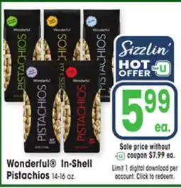 Jewel-Osco Wonderful In-Shell Pistachios offer