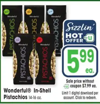 Jewel-Osco Wonderful In-Shell Pistachios offer