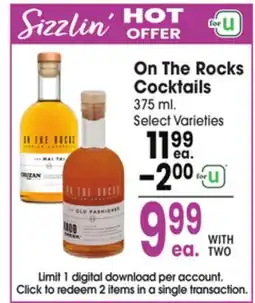 Jewel-Osco On The Rocks Cocktails offer