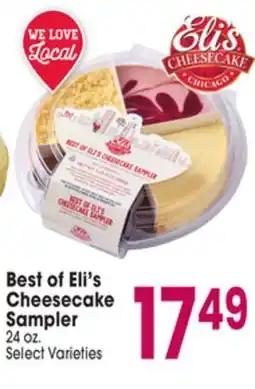 Jewel-Osco Best of Eli's Cheesecake Sampler offer