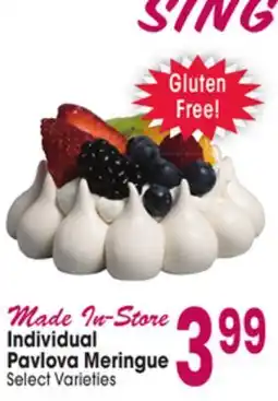 Jewel-Osco Individual Pavlova Meringue offer