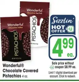 Jewel-Osco Wonderful Chocolate Covered Pistachios offer