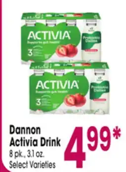 Jewel-Osco Dannon Activia Drink offer