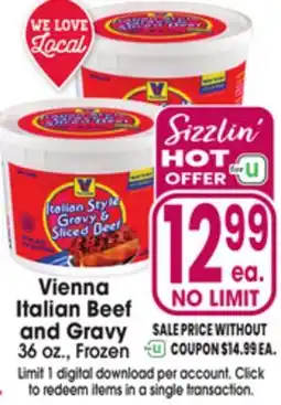 Jewel-Osco Vienna Italian Beef and Gravy offer