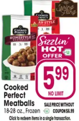 Jewel-Osco Cooked Perfect Meatballs offer