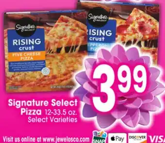 Jewel-Osco Signature Select Pizza offer