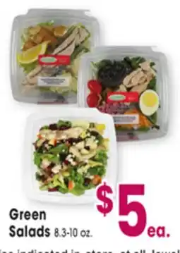 Jewel-Osco Green Salads offer