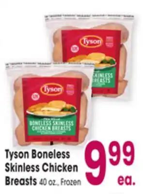 Jewel-Osco Tyson Boneless Skinless Chicken Breasts offer