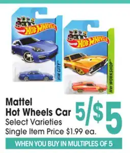 Jewel-Osco Mattel Hot Wheels Car offer