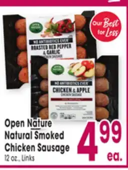Jewel-Osco Open Nature Natural Smoked Chicken Sausage offer