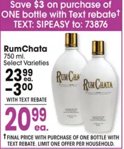 Jewel-Osco RumChata offer