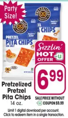 Jewel-Osco Pretzel Pita Chips offer