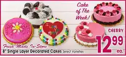 Jewel-Osco 8 Single Layer Decorated Cakes offer